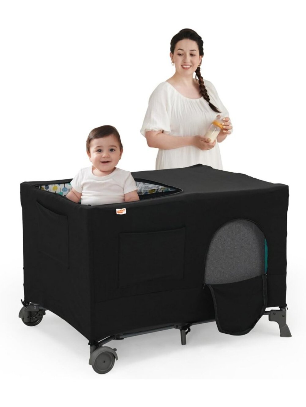 Cozy Blackout Cover for Pack and Play | Portable Baby Sleep Solution